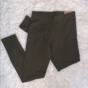 American Eagle Leggings with Zippers